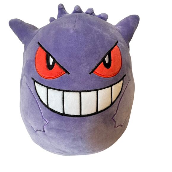 NWT Nintendo Pokemon Squishmallows 11" Gengar Plush Toy Gift Play Gift Purple - Picture 1 of 8